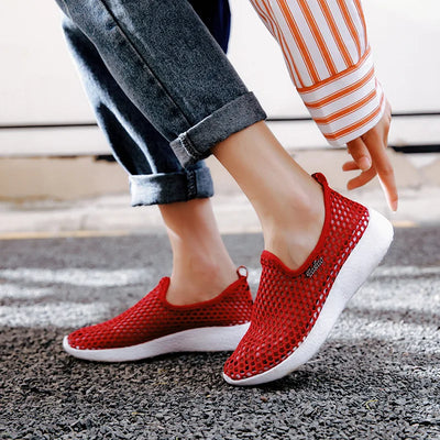Hot Season Female Sandals 2022 Mesh Breathable Women Shoes Fashion Sports Shoes Soft Comfortable Women Shoes Zapatos De Mujer