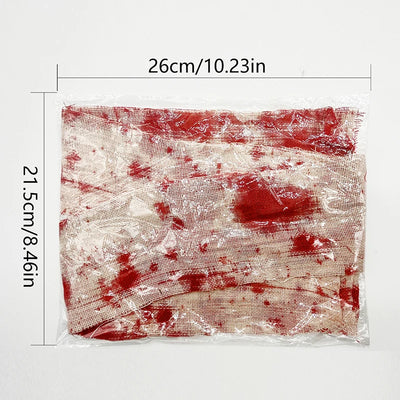 3/5m Halloween Bloody Cloth Strips Blood Gauze Bandage Haunted House Secret Room Horror Party Halloween Scene Decoration Props