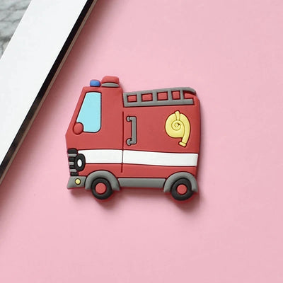 6Pcs Creative Cartoon Car Fridge Magnets For Kids Small Size Magnetic Fridge Magnet Transportation Magnets