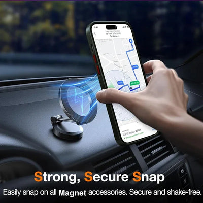 UYUXIO Magnetic Mobile Phone Case with Stand for iPhone 16 Pro Max 15 14 Plus 13 12 Mini 11 Translucent Cover with Kickstand