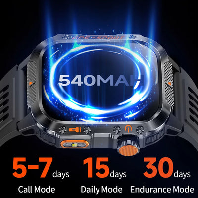 2025 New For HUIAWE GPS Smart Watch Men 540 mAh Battery 3ATM Waterproof Smartwatch Compass Altimeter Barometer Sport Bracelet