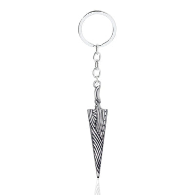 Anime Hollow Knight Pure Nail Sword Bone Pendant Necklace Fashion Geometry Rope Chain Choker Necklace for Women Men Cool Jewelry