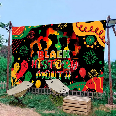 Juneteenth Decoration Background Backdrop African American Famous People Banner School Classroom Bulletin Board Decoration