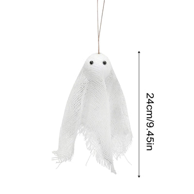 Halloween Decoration Pendant Gauze Ghost Design Mini Pendant Party Decoration Small Pendant Atmosphere Scene Layout