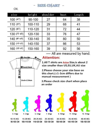 Halloween Print  A Stylish Children's T-shirt with A Printed Imagination Cartoon  Pattern Featuring A Round Neck