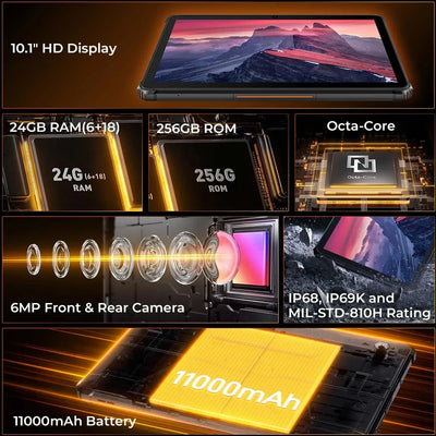 Oukitel RT9 4G Rugged Tablet 10.1