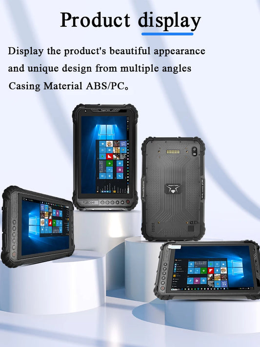 Rugged Windows tablet 8 inch Intel Celeron N5100 RAM 8GB ROM 256GB, rugged tablet, Industrial tablet with 2D scanner ST9-J