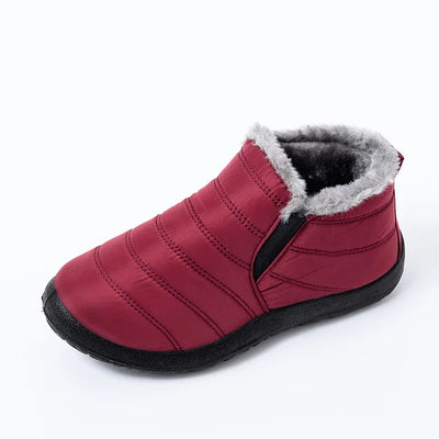 Kidmi Winter Fuzzy Women Shoes Warm Cold-proof Velvet  Antiskid Waterproof Women Boots Outdoor Indoor Soft House Women Shoes
