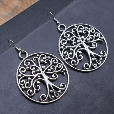 Tree Earring Women Drop Earrings Round Tree Dangle Earrings Women Fashion Jewelry Gift For Women