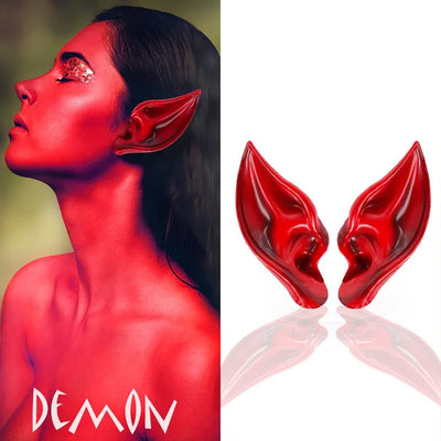 Halloween Latex Elf Ears Ghost Festival Party Demon Witch Dress Up Ears Trick Or Treat Kids Happy Halloween Day 2025