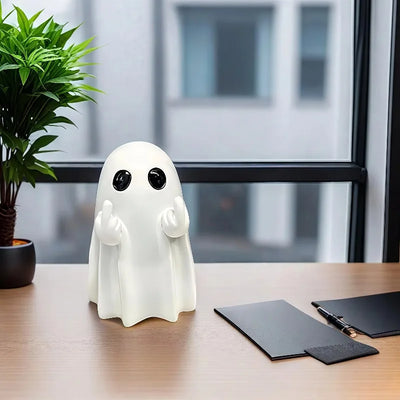 New Halloween family scary White Ghost party decorating yard ornaments study tabletop decorative knickknacks
