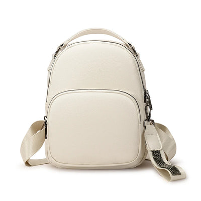 Backpack Women's Bag Fashionable Casual Travel Small School Bag Can Be Carried on One Shoulder