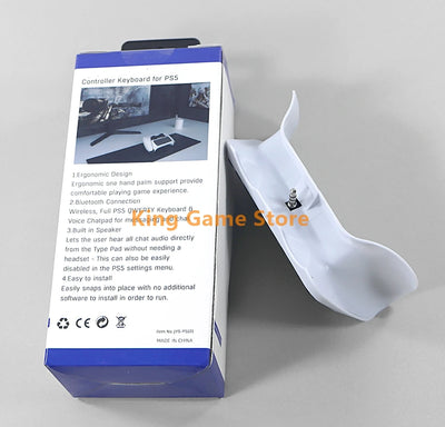 3.5mm Wireless Gamepad Keyboard Controller ChatPad for PS5 Keyboard Built in Speaker Controller Keyboard