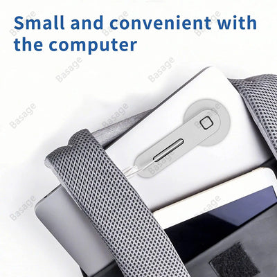 Laptop Phone Holder, 15W Fast Wireless Laptop Charger, Laptop Phone Mount Compatible for iPhone12/13/14 , Magnetic Phone Holder