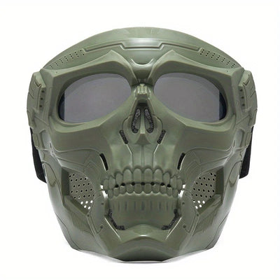 Motorcycle skull mask wind goggles outdoor sports riding glasses Halloween props windproof tactical mask
