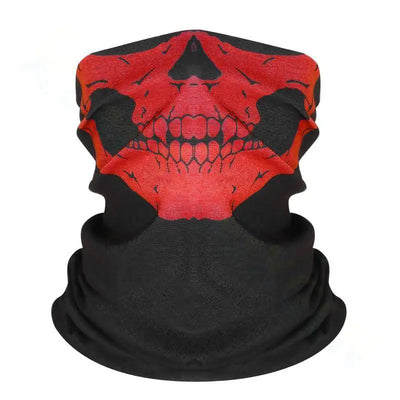 Bicycle Ski Skull Half Face Mask Ghost Scarf Multi Use Neck Warmer Cod Маска От Вируса Masque Tissu Mascara Para Rosto