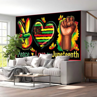 Juneteenth Decoration Background Backdrop African American Famous People Banner School Classroom Bulletin Board Decoration