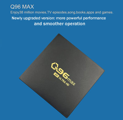Android 14.0 Q96 MAX Smart TV Box 4G WIFI Set-top Box Allwinner H313 Android Quad Core Media Player Smart TV Box