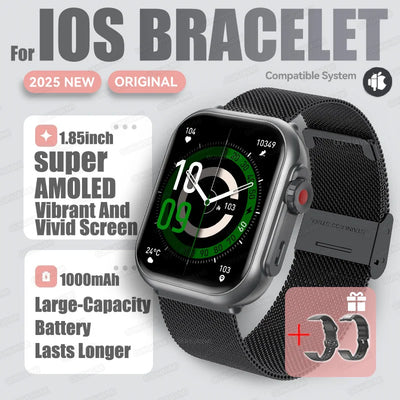 2025New For XIAOMI IOS Watch Ultra2 Smart Watches Women 1000mAh 1.85