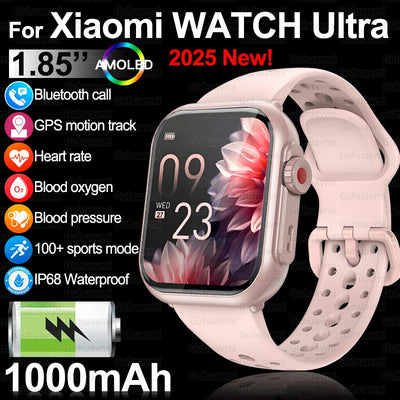 2025New For XIAOMI IOS Watch Ultra2 Smart Watches Women 1000mAh 1.85