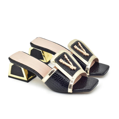 New Fashion Elegant Women Shoes Slip on Open Toe Shoes for Wedding Women Plus Size Women Shoes 43 Luxery Nigerian Party Pumps
