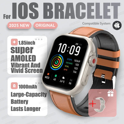 2025New For XIAOMI IOS Watch Ultra2 Smart Watches Women 1000mAh 1.85