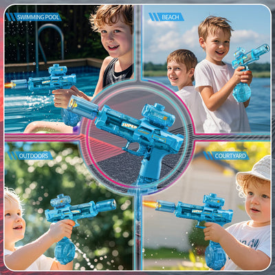 Electric Water Guns For Adults Powerful Squirt Automatic Water Suction Water Blasters Summer Outdoor Beach Toy For boys Kid Gift