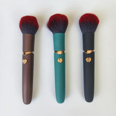 Makeup Brush Electric Vibrating Massage Long-lasting Natural Foundation Contouring Facial Makeup Brushes Cosmetic Tools USB