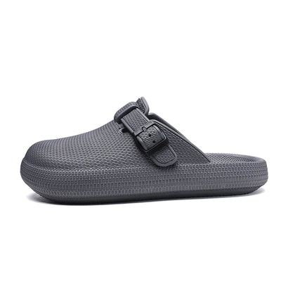 Kidmi Fashion Men Clogs Slippers Men Garden Shoes Summer Nonslip Beach Slippers Men EVA Flat Sandals Casual Waterproof Men Shoes