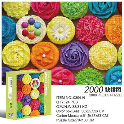 2000 Pieces Jigsaw Puzzle Various Landscape Patterns Jigsaw Puzzle Educational Toy for Kids Children 's Games Christmas Gift