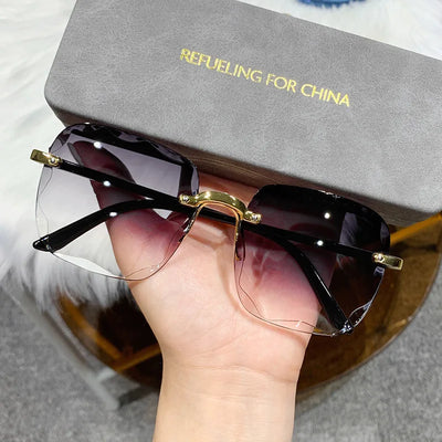 Women Sunglasses Transparent Multi-color Lenses UV400 Women Sun Glasses Women Eyewear