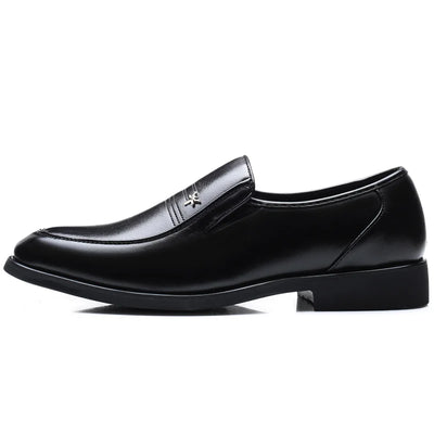 High Quality Leather Men Casual Shoes Comfortable Light Men Loafers Formal Men Dress Shoes Breathable Slip on Men Driving Shoes