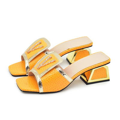 New Fashion Elegant Women Shoes Slip on Open Toe Shoes for Wedding Women Plus Size Women Shoes 43 Luxery Nigerian Party Pumps