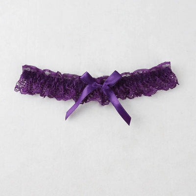 Women Sexy Bow Lace Choker Necklaces Torques Collar Floral Bowknot Wedding Party Cosplay Lolita Fashion Girls Elastic Neck Ring