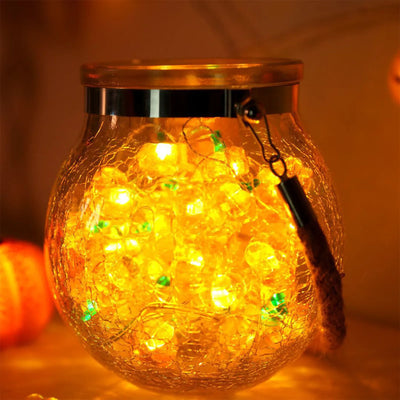 1/2/3M Portable USB Halloween Party Decoration For Home bar Atmosphere Decor Pumpkin Horror Eyeballs LED String Lights  2025