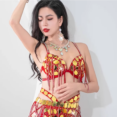 Necklace Collar Choker Ancient Egyptian Costume Belly Dance Jewelry Sparkle Rhinestone Costume Accessory Photography Show Stage