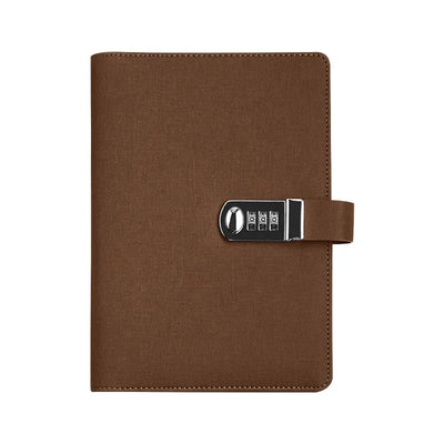 Hot Trending Smart Notebook With Power Bank Agenda Powerbank Notebook Pu Leather Wireless Charging With Password Lock With Usb