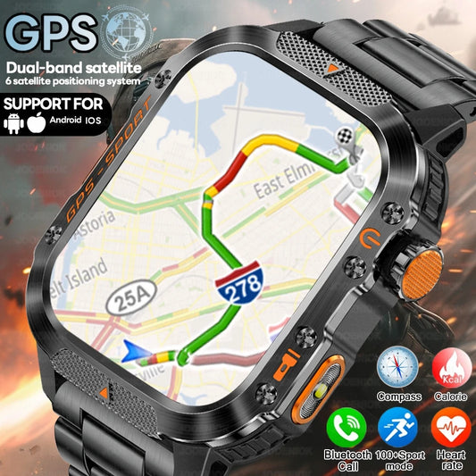 2025 New For HUIAWE GPS Smart Watch Men 540 mAh Battery 3ATM Waterproof Smartwatch Compass Altimeter Barometer Sport Bracelet