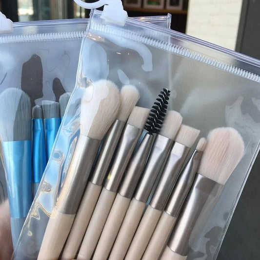 8PCS Macaron Makeup Brushes Set Eye Shadow Foundation Women Cosmetic Brush DIY Blush Powder Blending Beauty Soft Make Up Tools