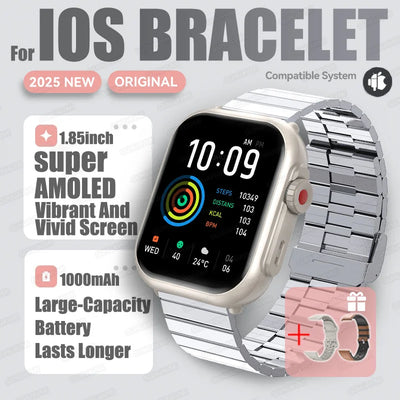 2025New For XIAOMI IOS Watch Ultra2 Smart Watches Women 1000mAh 1.85
