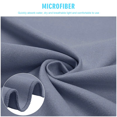 Microfiber Hooded Towel Men Women Swim Beach Travel Quick Dry Changing Robe Cape Bath Towel Bathrobe Surf Poncho Sauna Play