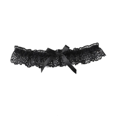Women Sexy Bow Lace Choker Necklaces Torques Collar Floral Bowknot Wedding Party Cosplay Lolita Fashion Girls Elastic Neck Ring