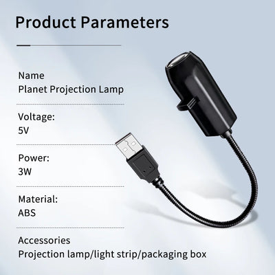 Halloween Theme USB Plug Projection Light Indoor Ceiling Projection Light Wall Ambient Light Holiday Decoration Light Adjustable