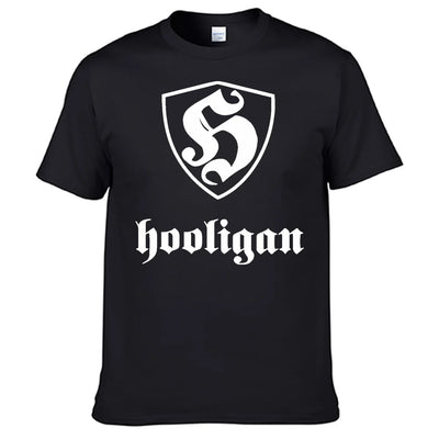 Hooligans T Shirt 100% Cotton Men Shirt Top Sales