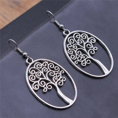 Tree Earring Women Drop Earrings Round Tree Dangle Earrings Women Fashion Jewelry Gift For Women