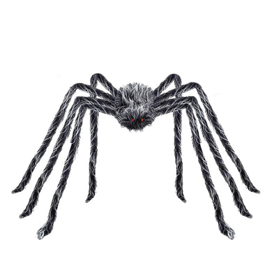 Luminous Halloween Spider Scary Big LED Spider Web Haunted Indoor Outdoor Halloween Decorations Props