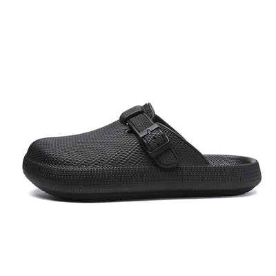 Kidmi Fashion Men Clogs Slippers Men Garden Shoes Summer Nonslip Beach Slippers Men EVA Flat Sandals Casual Waterproof Men Shoes