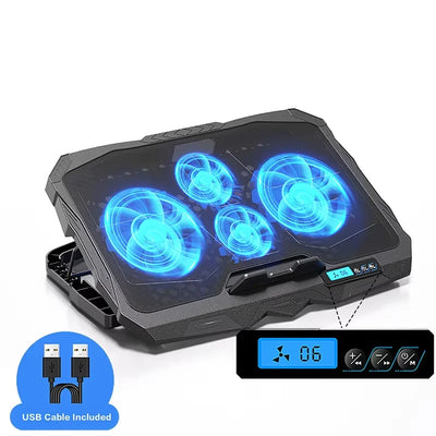Laptop Cooling Pad,Laptop Cooler with 4 Quiet Fans for 12