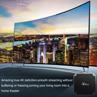 X96Mini Amlogic S905W Smart TV box  Android 9.0 Smart TV Box Support 4K H.265 HEVC AV1 HDR10 X96mini Home Theater TV