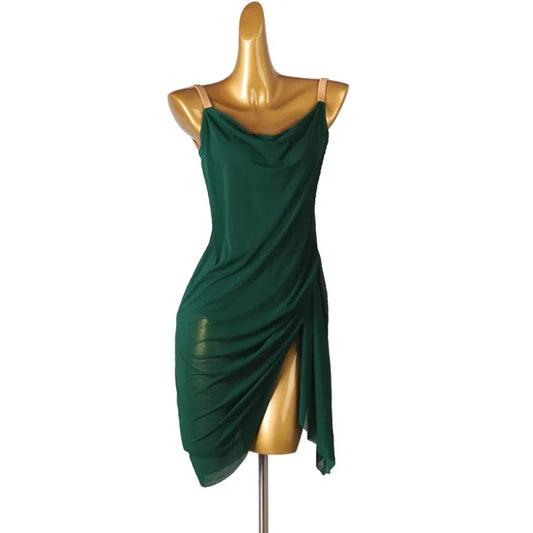 Latin Dance Competition Costume Female Suit Wear Performance Clothing Stage Women Dresses Dress Girls Dancewear Top Woman Skirt